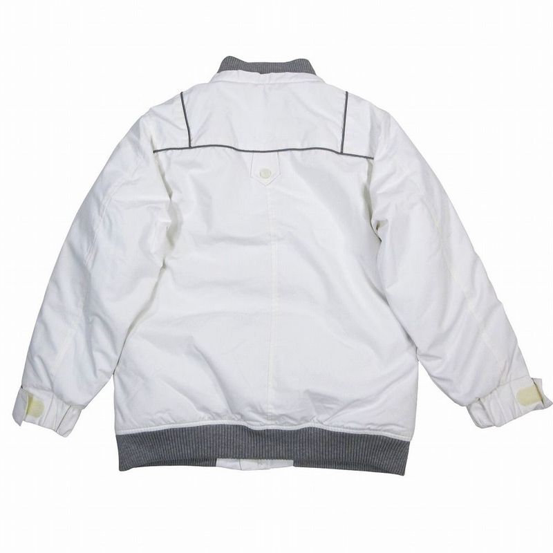 Christian DIOR Filling Military Jacket Outerwear White Size 10A 140cm (55.12in)
