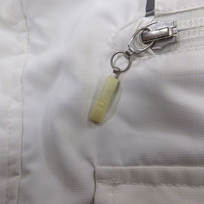 Christian DIOR Filling Military Jacket Outerwear White Size 10A 140cm (55.12in)