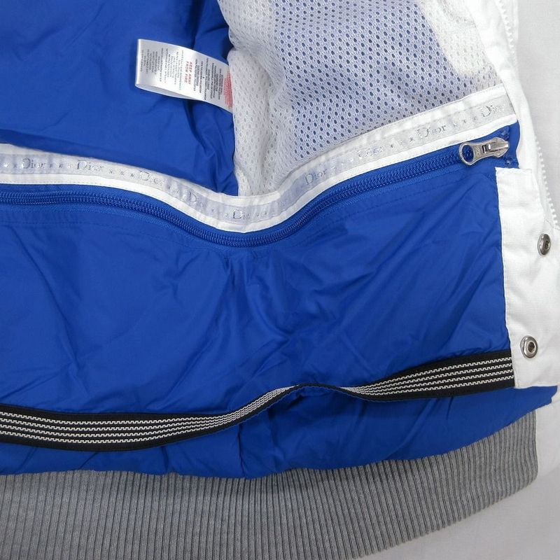 Christian DIOR Filling Military Jacket Outerwear White Size 10A 140cm (55.12in)