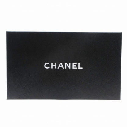 CHANEL Coco Mark Flat Shoes G33411 18P Black Size 34.5c 21.5cm (8.46in) Women's