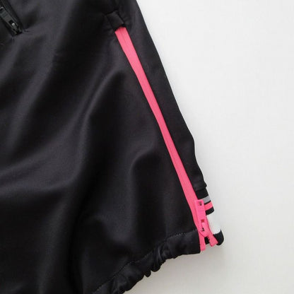 PRADA 19SS Neon Back Logo Sleeveless Long Parka Outerwear Black Size XS Men's