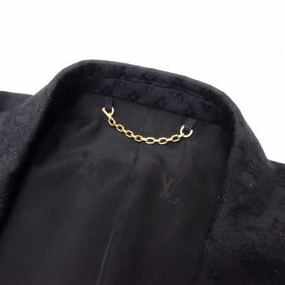 25aw Louis Vuitton Pont Neuf Single Breasted Evening Jacket Monogram 48 Black