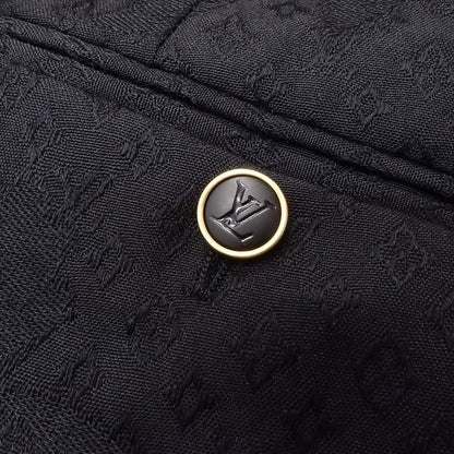 25aw Louis Vuitton Pont Neuf Cigarette Evening Pants Slacks Monogram 46 Black