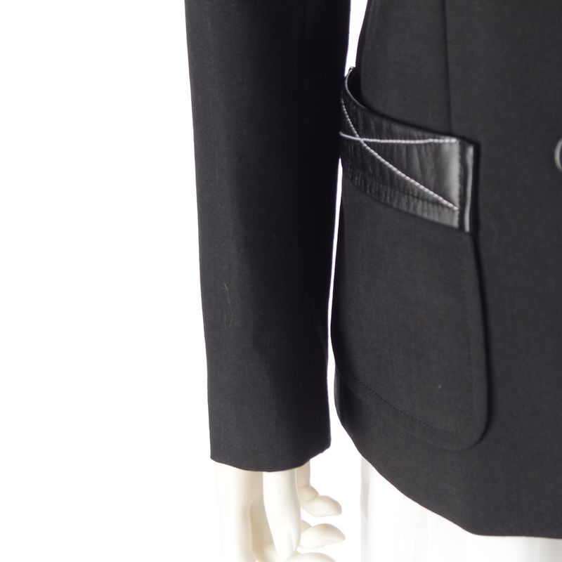 Louis Vuitton 23AW Mohair X Nylon Gold Button Double Tailored Jacket Fpja25dvn