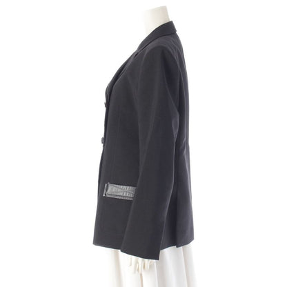 Louis Vuitton 23AW Mohair X Nylon Gold Button Double Tailored Jacket Fpja25dvn