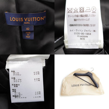 Louis Vuitton 23AW Mohair X Nylon Gold Button Double Tailored Jacket Fpja25dvn