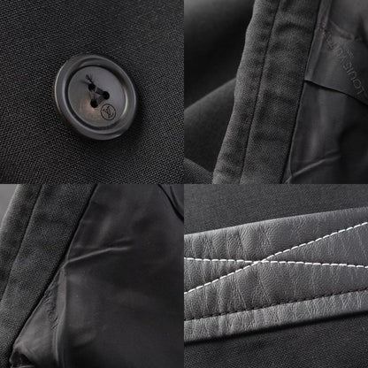 Louis Vuitton 23AW Mohair X Nylon Gold Button Double Tailored Jacket Fpja25dvn
