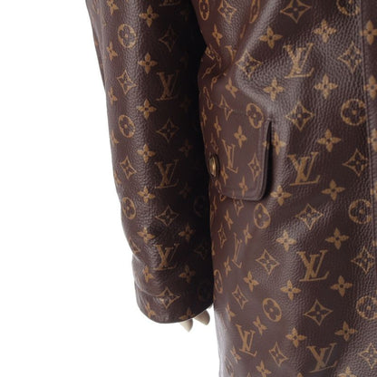 Louis Vuitton NIGO 2025 Leather Monogram Fadeette Leather Coat Outerwear 1aimz3