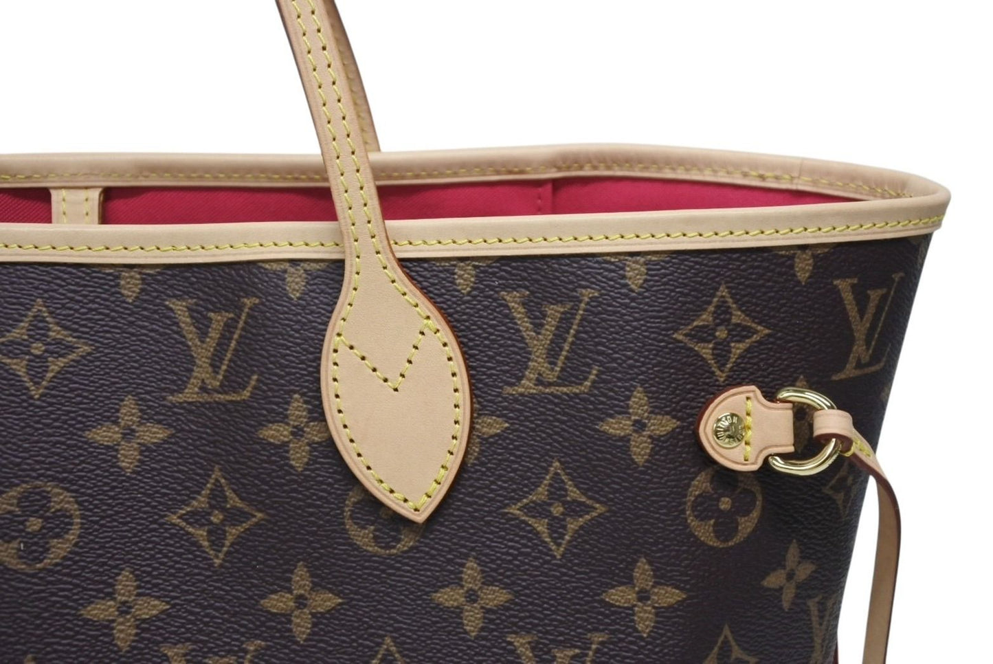 Louis Vuitton Monogram LV TM Neverfull MM Tote Bag Takashi Murakami Brown Gold — view 5