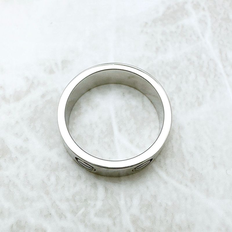 Cartier Love Platinum Ring 51 Approximately No 11 U