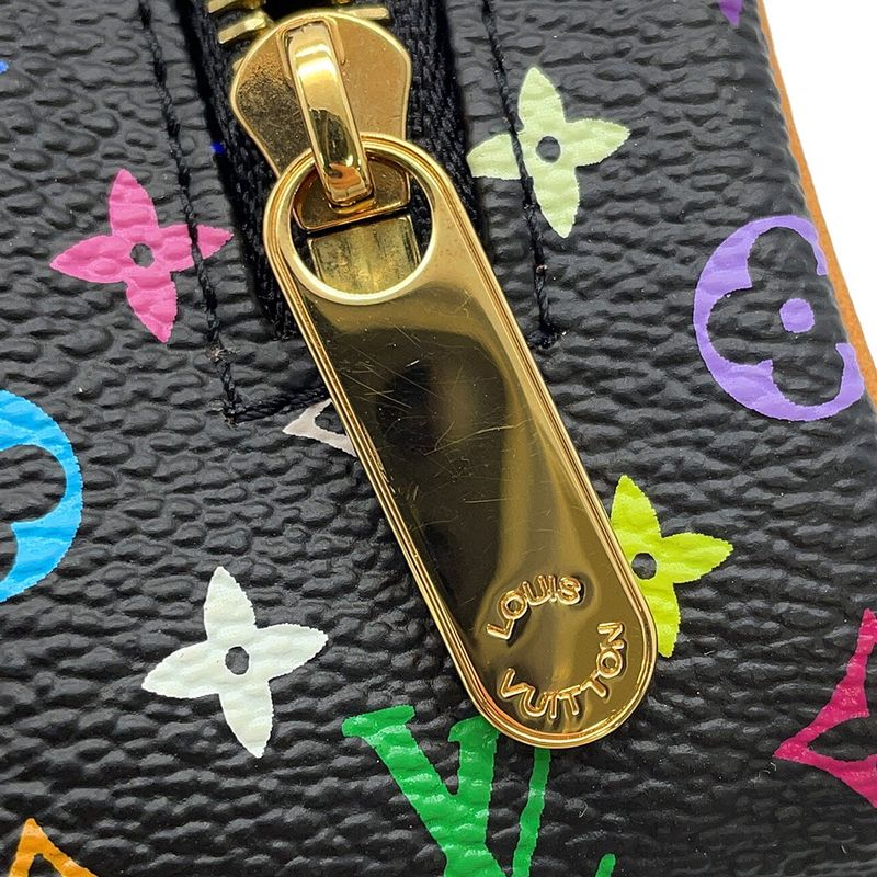 Louis Vuitton Pouch Monogram Multicolor LV TM Trousse Wapiti Noir Black Brown