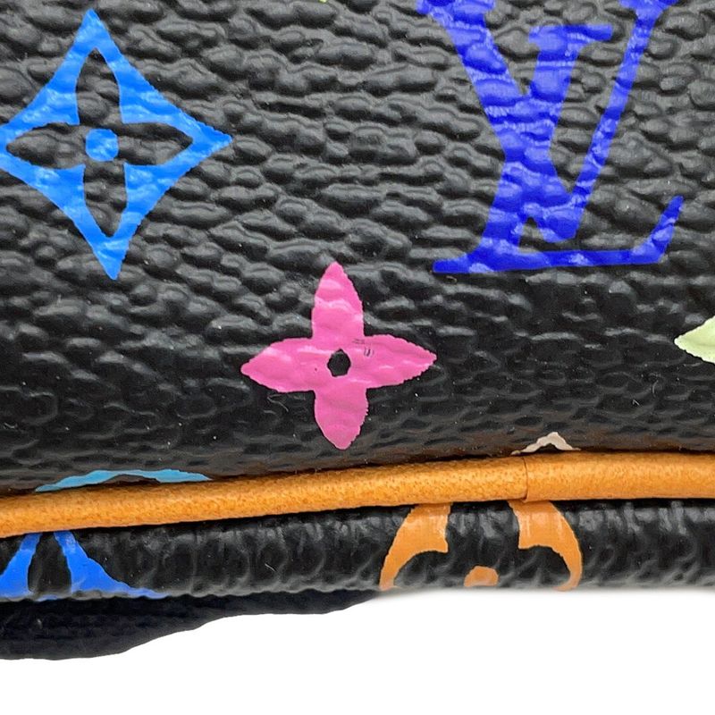 Louis Vuitton Pouch Monogram Multicolor LV TM Trousse Wapiti Noir Black Brown