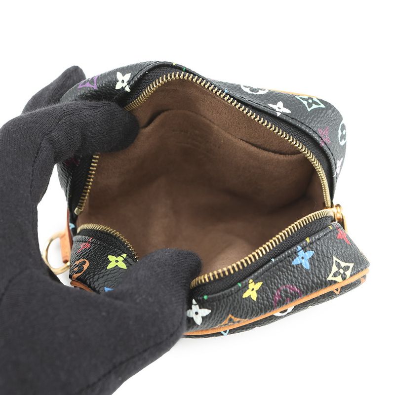 Louis Vuitton Pouch Monogram Multicolor LV TM Trousse Wapiti Noir Black Brown