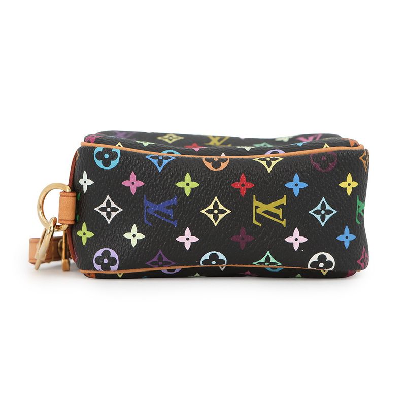 Louis Vuitton Pouch Monogram Multicolor LV TM Trousse Wapiti Noir Black Brown