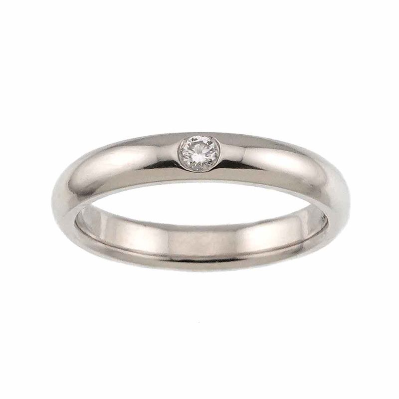 Harry Winston Round No 7.5 Diamond Ring Pt Platinum