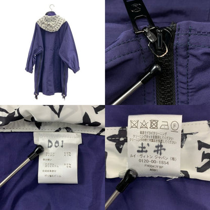 Louis Vuitton | Cotton Nylon Side Zip Monogram Switching Windbreaker Coat |