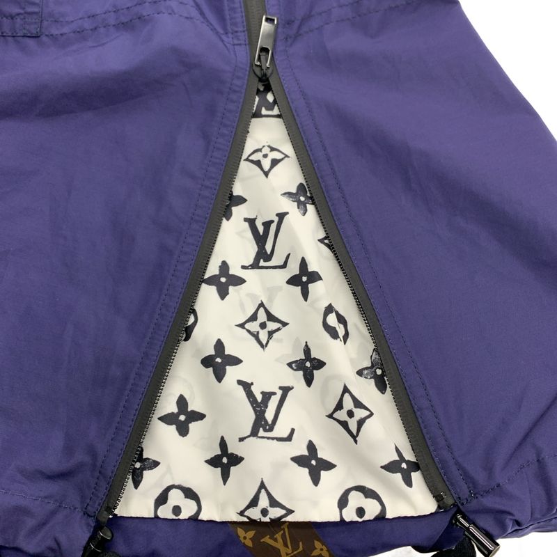 Louis Vuitton | Cotton Nylon Side Zip Monogram Switching Windbreaker Coat |