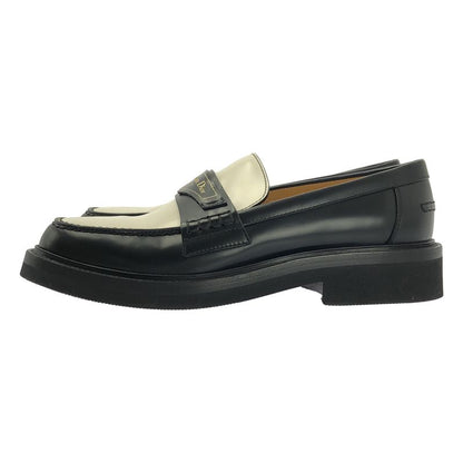 Christian DIOR | DIOR Boy Bicolor Leather Loafers | 37 1 2 | Black White |