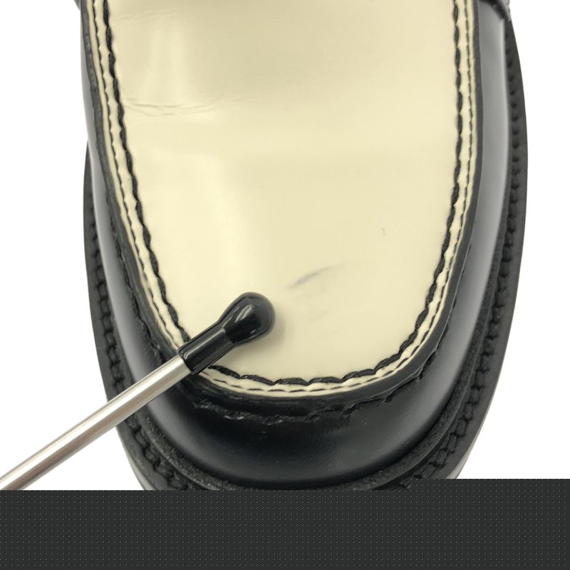 Christian DIOR | DIOR Boy Bicolor Leather Loafers | 37 1 2 | Black White |
