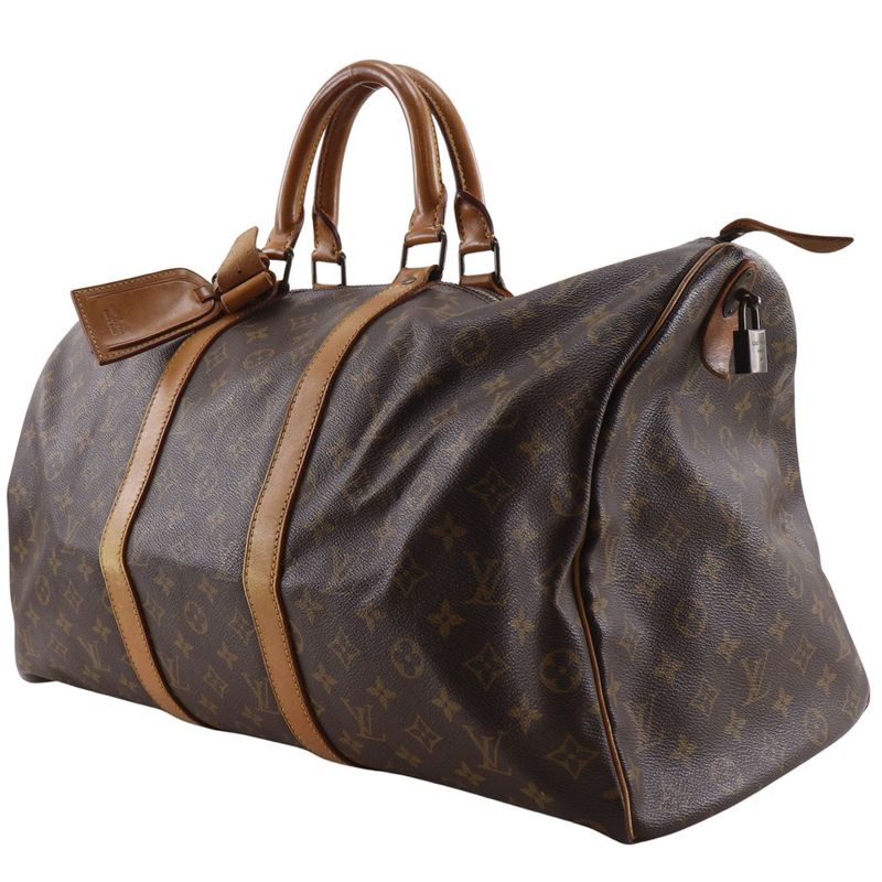 Louis Vuitton Keepall 50 Vintage M41426 Monogram Canvas Brown 822 Unisex Boston