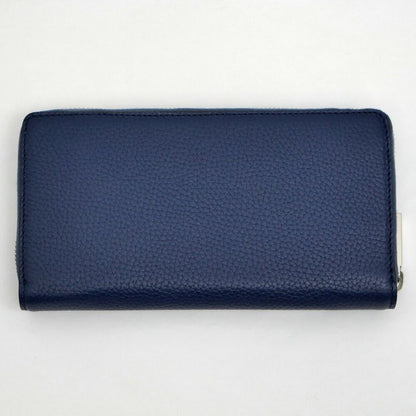GUCCI Logo Zip Around Wallet 771154 Blue - Blue Navy - Silver