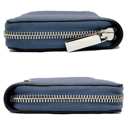 GUCCI Logo Zip Around Wallet 771154 Blue - Blue Navy - Silver