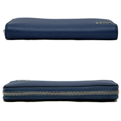 GUCCI Logo Zip Around Wallet 771154 Blue - Blue Navy - Silver