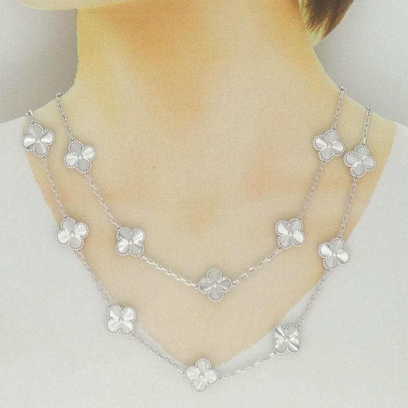 Van Cleef & Appel Vintage Alhambra Long 20 Motif Necklace