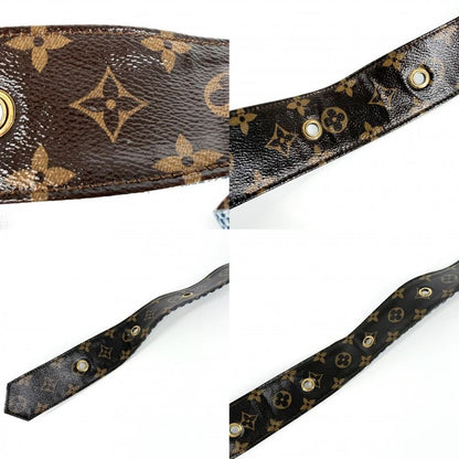 Louis Vuitton 44 Blue Black Gold Hardware Cotton Leather Monogram Spring Summer