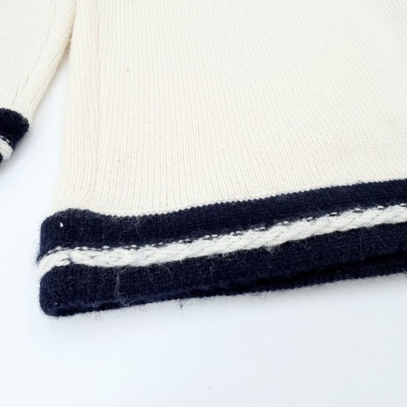 CHANEL Cardigan Women's Knit Coco Mark Coco Button Vintage Apparel Clothing