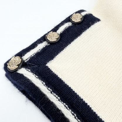 CHANEL Cardigan Women's Knit Coco Mark Coco Button Vintage Apparel Clothing