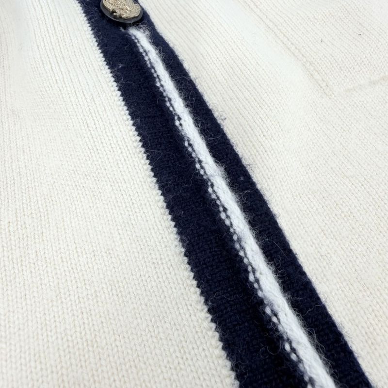 CHANEL Cardigan Women's Knit Coco Mark Coco Button Vintage Apparel Clothing