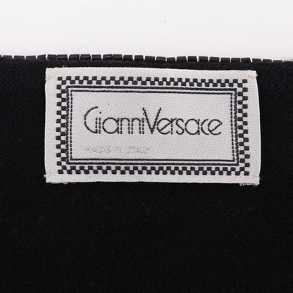 VERSACE Gianni VERSACE Bijou Cloth Wool Black Ladies Seta