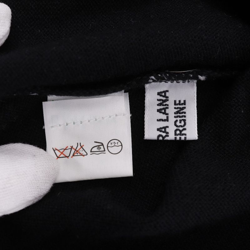 VERSACE Gianni VERSACE Bijou Cloth Wool Black Ladies Seta