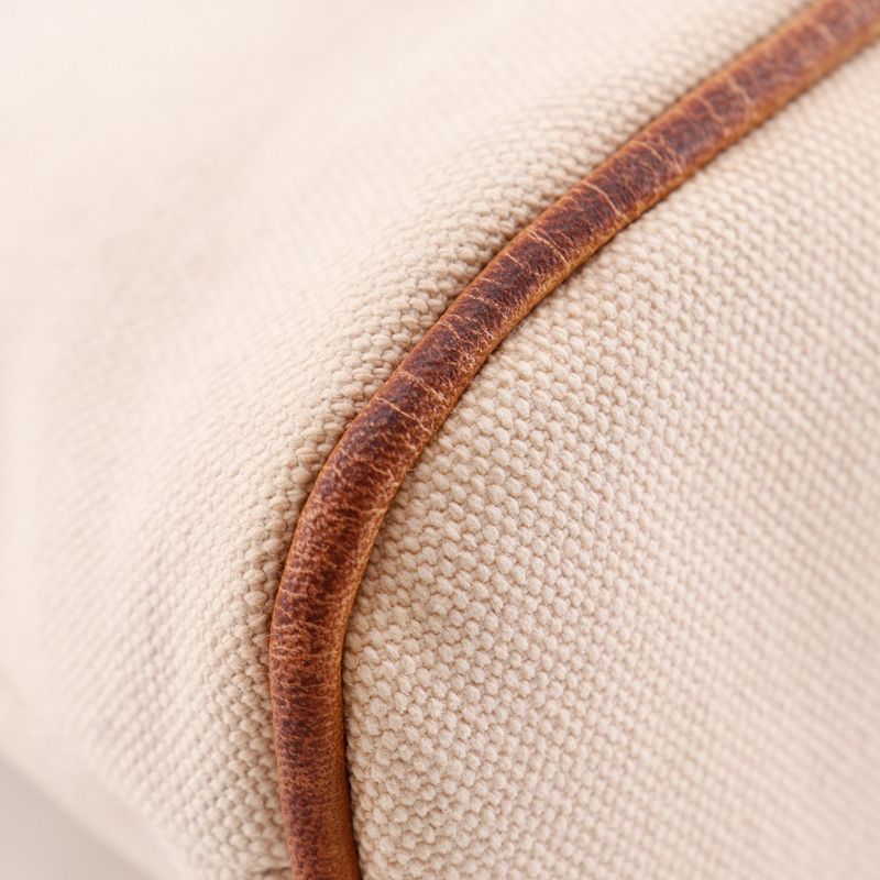 HERMES Bolide Pouch 20 Canvas Beige Unisex Pouch
