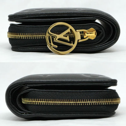 Louis Vuitton Portefeuille Le-noir Black M81599 RFID Leather Wallet