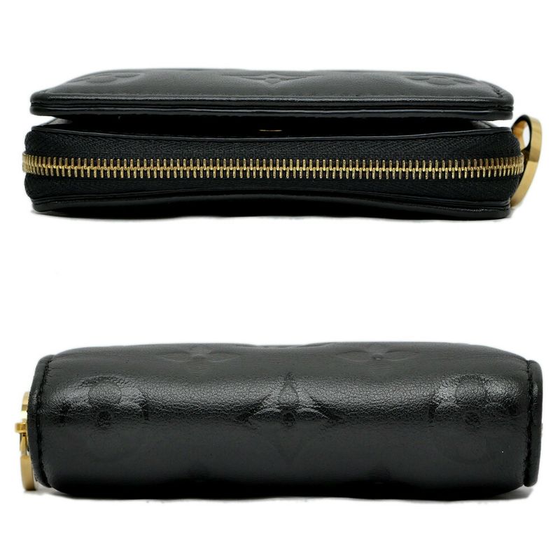 Louis Vuitton Portefeuille Le-noir Black M81599 RFID Leather Wallet