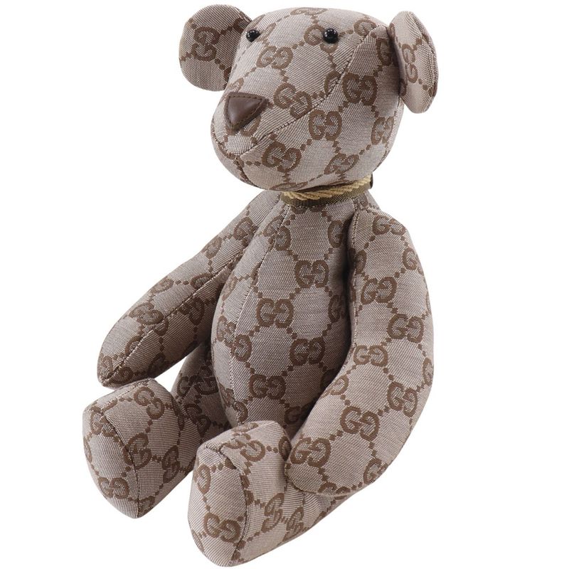 GUCCI Bear GG Canvas Brown _ Stuffed Toy