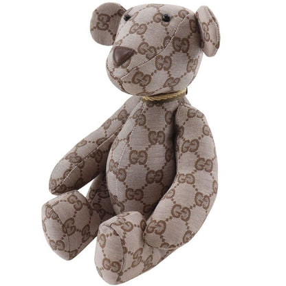 GUCCI Bear GG Canvas Brown _ Stuffed Toy