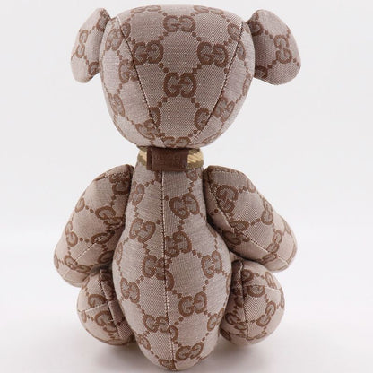 GUCCI Bear GG Canvas Brown _ Stuffed Toy