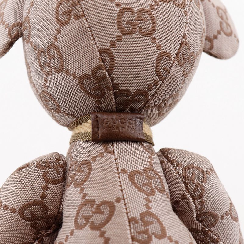 GUCCI Bear GG Canvas Brown _ Stuffed Toy