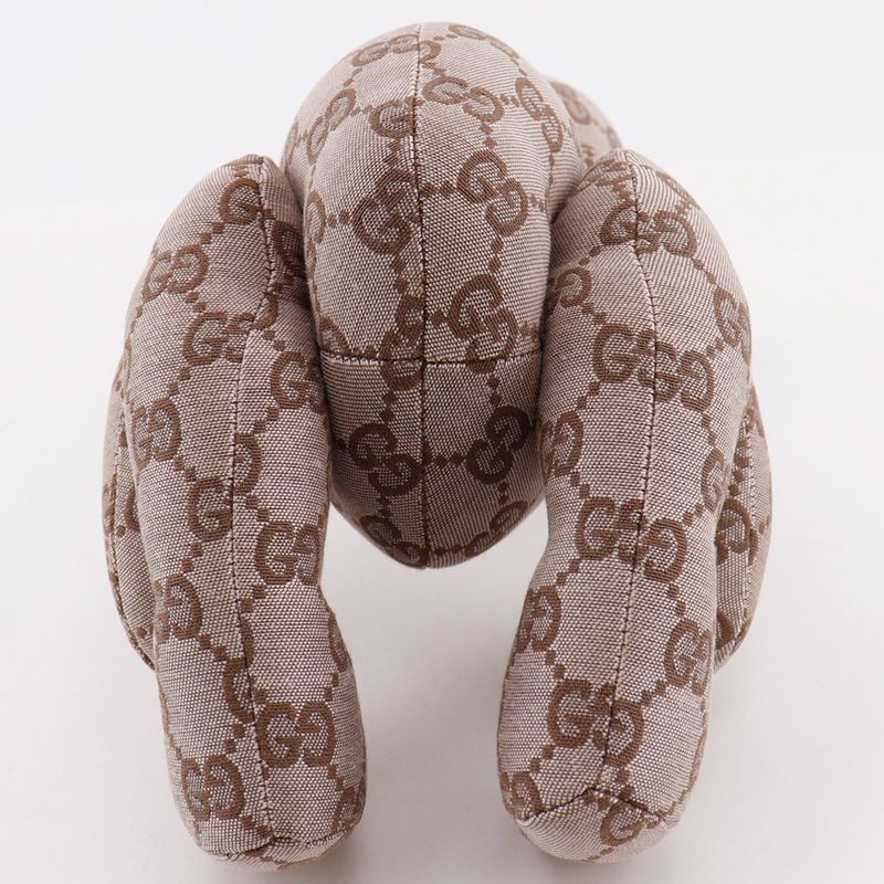 GUCCI Bear GG Canvas Brown _ Stuffed Toy