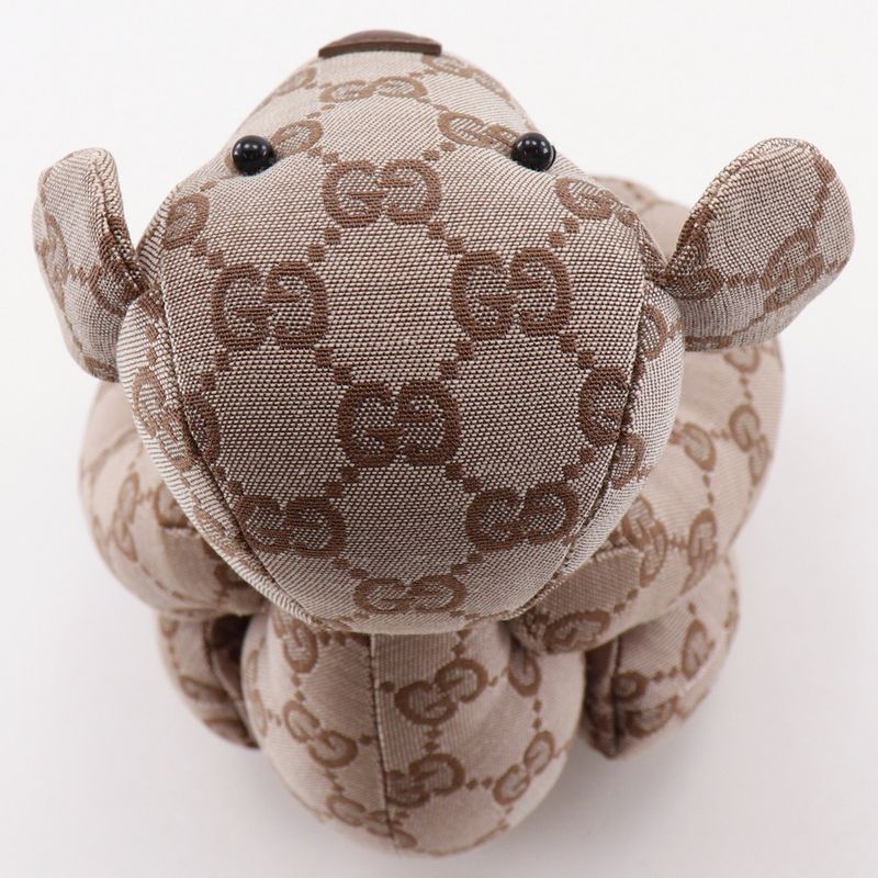 GUCCI Bear GG Canvas Brown _ Stuffed Toy