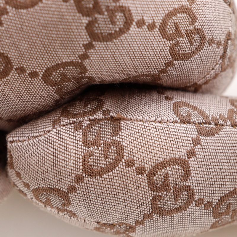 GUCCI Bear GG Canvas Brown _ Stuffed Toy