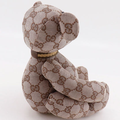 GUCCI Bear GG Canvas Brown _ Stuffed Toy