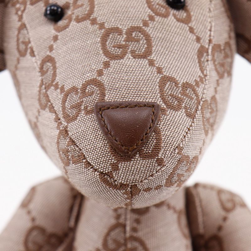 GUCCI Bear GG Canvas Brown _ Stuffed Toy
