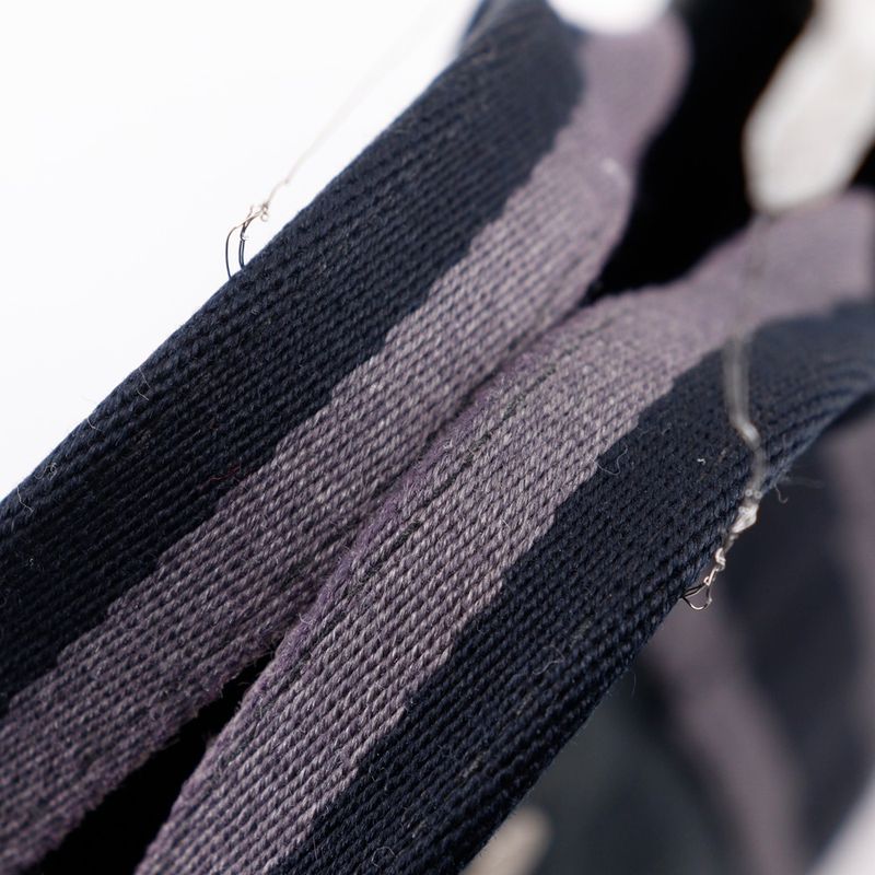 HERMES Sac Fourre Tout PM Cotton Canvas Black Unisex Handbag