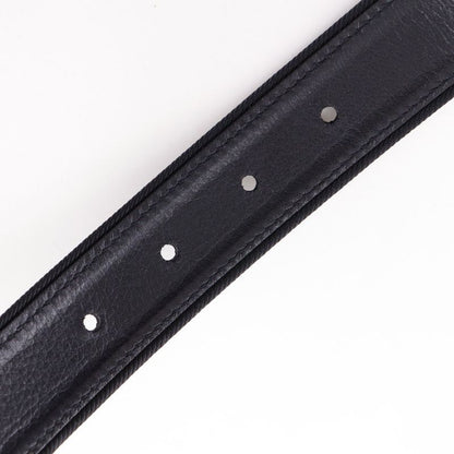 Cartier Panther Pochette Cuff X Gold Plated Black Women's Belt