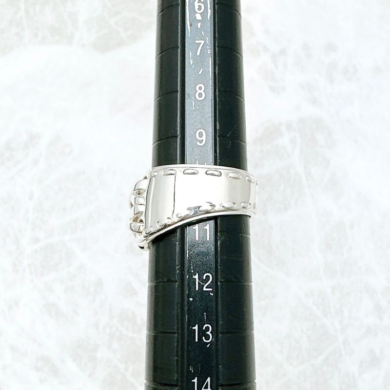 HERMES Mexican Corset Silver - Ring 51 Approx No 10 U