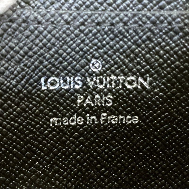 Louis Vuitton Zippy Coin Purse Damier Graphite Coin Case Canvas N63076 Men's